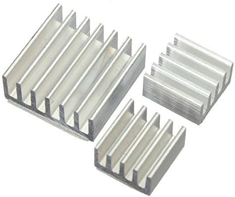3pcs Aluminium Heatsink Cooling Cooler for Raspberry Pi 3 Model B / Pi 2 Model B / Pi B