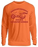 ▶▶ Das Design zeigt ein Wehrmacht-Gespann der Kradschützen aus dem Deutschen Reich. Old School Motorrad mit Beiwagen. Ein Kult-Motiv für alle echten Motorrad-Liebhaber. ...