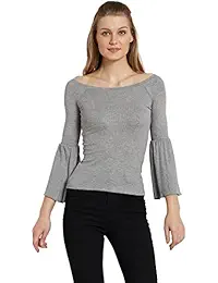 Bell Sleeved Fitted Top