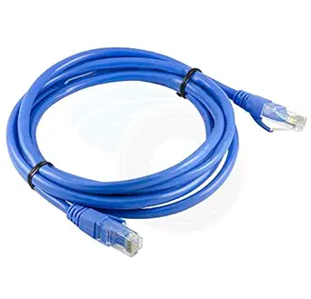 TERABYTE 5 Meter LAN Cable CAT5/5E Ethernet Cable Internet Cable RJ45 LAN Wire High Speed Patch Cable Computer Cord (Blue)