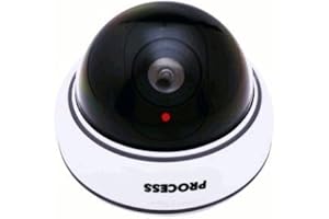 MACLEAN CCTV Dome Camera Dummy Fake 3 types Flashing LED Surveillance Security Imitation (DC2300)