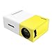Produktbild Mengshen® Mini LED Beamer handy Kontrast 1000: 1 HD 1080P Heimkino Theater für Video Movie Game Home Entertainment, eingebaute Lithium-Batterie Pocket Projektor Perfect for Early education, MS-YG300B