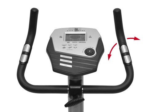 Christopeit Ergometer ET 2, Silber Schwarz - 2