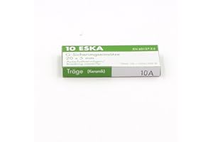 ESKA 10x Fusible Temporisé (T) en céramique 10A / 250VAC 5x20mm