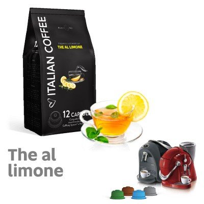 détail Caffitaly 120 Capsules compatibles TE au citron