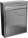 buzon acero inoxidable comprar  Arregui V-1327 Buzon Exterior Metálico, Acero Inoxidable, M