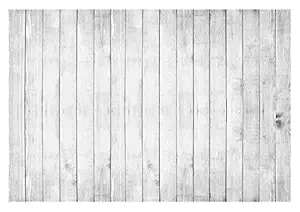 Lifestyle-You Vinyl Thin Photography Background Rustic Light Grey Wooden Planks Texture Theme Backdrop Scene Photo Props for Photo Studio, 5x7 Feet