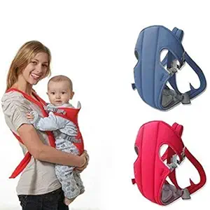 Ineffable Adjustable Baby Carrier Cum Kangaroo Bags Cotton Infant Backpack & Carriers Kid Carriage (Purple)