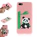 Produktbild Huawei Y5 2018 Hülle, Huawei Y5 2018 3D Karikatur Handyhülle, Carols Panda Dünnes Weich Silikon Cartoon-Case Cover Stoßfeste Anti-Rutsch Schutzhülle, Backcover Handy-Tasche Bumper Phone Etui für Huawei Y5 2018 - Rosa