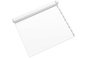 Taktifol Roll Education - 25 Sheets (60 × 80 cm) Self Adhesive Wipe Clean Training Film | Line Grid & Blank Notepads for Teaching & Seminars