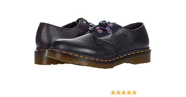 Dr. Martens 1461 Iridescent Hardware Shoes Black Milled Nappa Leather UK :  Amazon.it: Moda