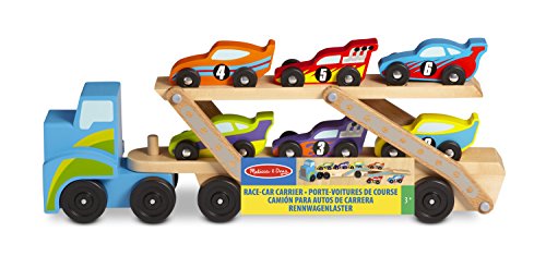 Melissa & Doug 12759 Mega Race Car Carrier Toy
