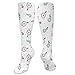 Produktbild Sport Compression Socks,Indy Bloom Mod Spot Athletic Socks,Long Tube Stockings 50cm/19.7 In