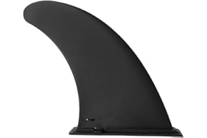 DuDuZui 9 inch Aileron Planche Surf Amovible Universel Sup, Ailerons de Planche de Surf Renforcés à Dégagement Rapide, pour Planche à Pagaie Gonflable, Longboard, Planche de Surf en Mousse