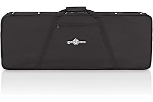 gear4music Electric Guitar Foam Case Rectangular with Straps