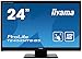 Produktbild iiyama ProLite T2452MTS-B5 60cm (23,6 Zoll) LED-Monitor Full-HD 2 Punkt Multitouch optisch (VGA, DVI, HDMI, USB für Touch) schwarz