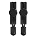 Produktbild Snocks Elastische Schnürsenkel Gummi Elastisch Schwarz Schuhbänder Schnellverschluss Kinder Sneaker Schnellschnürsystem Schwarze Silikon Schnuersenkel Erwachsene Schuhband Ohne Binden Lock Laces Schnu