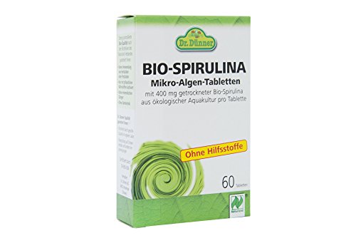 Preisvergleich Produktbild Dr. Dünner Bio Spirulina Mikro Algen Tabletten 60 Stk.