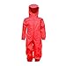 Regatta Kids Paddle Waterproof Breathable Rain Suit TRW466 Red