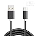 Produktbild MaxiRel Type C Kabel auf USB 2M USB Type C Ladekabel Nylonummantelung Umflochtenes USB Type C Datenkabel für Samsung Galaxy S8 S8 PLUS Huawei P10 P10 PLUS P9 P9 PLUS NOVA OnePlus 3T Nexus 5X Nexus 6P LG G6 G5 Nokia N11 HTC M10 Xiaomi 5 4S 4C Macbook und Mehr– Schwarz