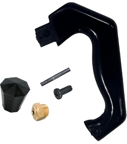Lastdaytime Maniglia di ricambio per caffettiera, espresso e moka, manico in plastica nera, per 1 tazza, 3 tazze, 6 tazze, 9 12 tazze (3 tazze