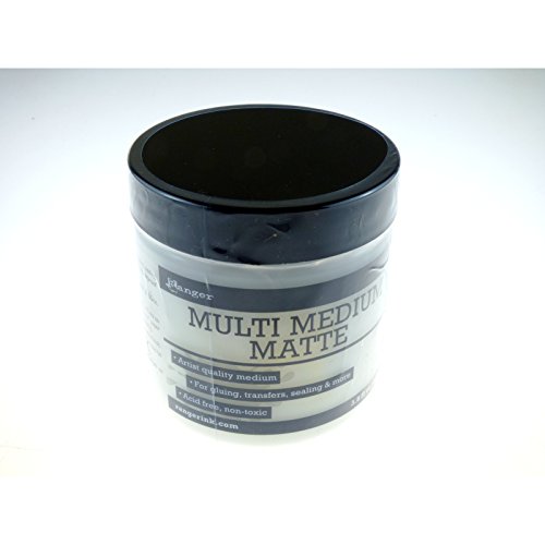 Ranger inK41535 4 oz Multi Medium Matt, Synthetic Material, weiß, 5.8 x 5.8 x 6.4 cm - 3