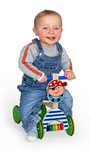 Hess Wooden Baby Riding Toy (Blue)