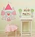 Princess Girl's Nursery and Bedroom Wall Sticker Make-Over Kit