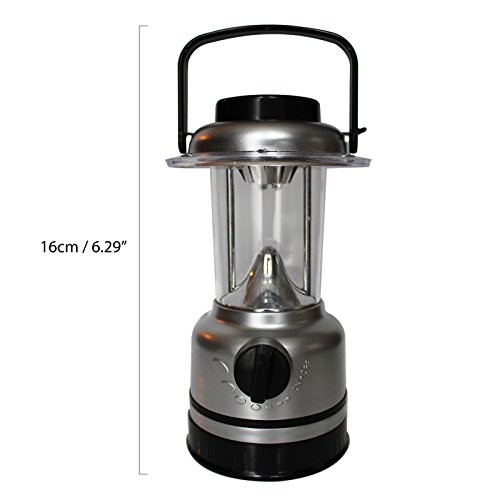 Campinglampe mit 15 LEDs – Sehr hell fürs Angeln, Jagen, Heim und Garten Leuchte mit Dimmer und Kompass von Kurtzy TM - 2