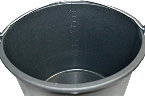20x Baueimer – Mörteleimer – Putzeimer – extra stabil mit Henkel und Skalierung – 12l, 12 Liter - 2