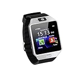 2017 Hot Smart Watch Bluetooth Telefonieren 2.0 MP Kamera Unterstützung Nachricht Benachrichtigung TF Karte Schrittzähler Schlaf Monitor kompatibel mit Android/Samsung/HTC SMI/TF