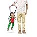 New 8-16 Months Baby Toddler Fully Adjustable Pure Cotton Learning Security Harness Walk Learning Assistant Open Crotch Basket Belt Step Walkings Wings Aid Up to 35 Kg (Red)