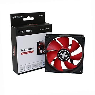 Xilence Performance C Série | Ventilateur de Boîtier | XF041 | PWM | 92 mm | Rouge/Noir