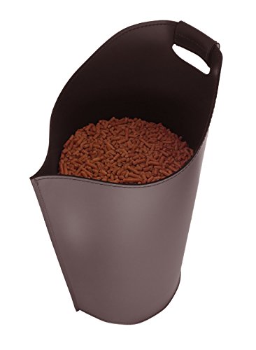 Sapel Borsa Porta Pellet In Cuoio Colore Testa Di Moro