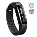 Produktbild Fitness Armbänder;Mpow IP68 Wasserdichte Smart Fitness Armbänder mit Pulsmesser, OLED Bildschirm Herzfrequenz Monitor Aktivitätstracker Pedometer für Android iOS Smartphones z.B. iPhone 7/7 Plus/6S/6/5/5S, Samsung S8/S7, Huawei, LG, Sony, schwarz.