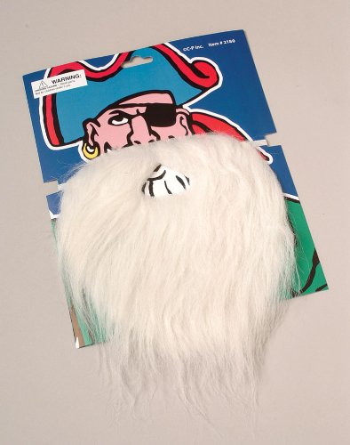 Preisvergleich Produktbild OTC Disguise Santa Claus, Wizard, Biker Fake Beard and Mustache Costume, White