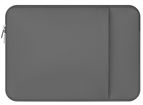 Hosaire Laptop Tasche Mode Computer Carrying Bag Tasche für Laptop/Tablet/Notebook/Ultrabook mit Bildschirmdiagonale 15 Zoll,Grau