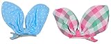 Baby Bucket Kids Girls Hair Pin/Hair Clip Pair Ribbons (Green & Blue) RS.375 (50.00% Off) - Amazon