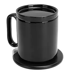Coffee Mug Warmer, Waterproof Wireless Induction Heating Wireless Charging Pad 18W 350ML Water Cup Capacity for 7.5W Fast Charging for Standard 5W Charging