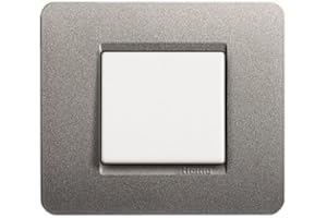 Bticino Matix Am4802Ta - Mx-Placa 2M Titanio