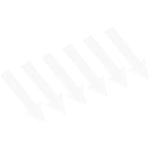 PATIKIL 8x2" Flèche Autocollant, 6Ensemble/ 18Pièces Directionnel