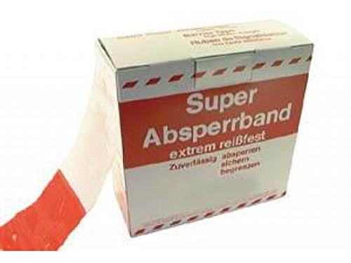 Preisvergleich Produktbild Absperrband, reißfest, 80 mm x 500 m