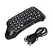 Produktbild Mini drahtloser Bluetooth-Tastatur-Adapter Chat-Tastatur für Playstation 4 für PS4-Controller mit USB-Kabel Spiel-Zusatz Black (Schwarz)