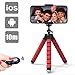 Price comparison product image Lidasen Phone Tripod, Tripod Portable Camera Mount Tripod with Remote Shutter FlexibleTravel Outdoor Tripod Compatible with iPhone XR/Xs Max/X/8 Plus,GoPro,4-8inches smart device ... (Pink)
