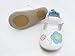 Bigood Baby Toddler PU Leather Shoes Walking Sneaker 13cm Sunflower Blue