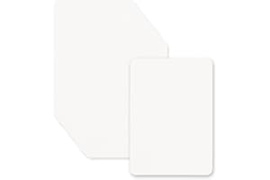 Leucasa 60 Pièces Papier Cartonné A6 10.5X14.8CM Carte Vierge A6 Blanc 300g/m² Imprimable pour Bricolage Créatif, Invitations de Mariage, Cartes de Remerciement