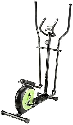 Fitkraft Slimline Vélo Elliptique Mixte Adulte, Noir/Vert, M