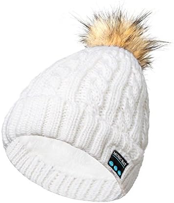 Bluetooth Headset Hat Victpower Wireless Bluetooth Music Beanie Hat with Stereo Speaker Headphones, Micro Phone, Hands free to receive calls &amp; music control for all smartphone and smart devices