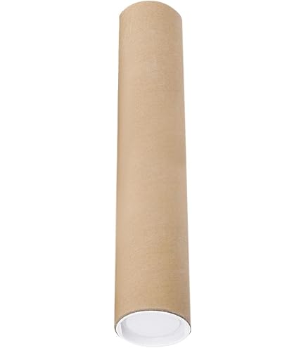 Tubi Postali In Cartone - 970 X 100 Mm, Confezione Da 5, Per Poster, Disegni, Mappe, Documenti