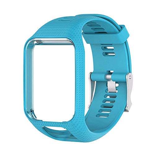 STRUGGGE Correa de Silicona de Repuesto para Reloj Inteligente Tomtom GPS Watch, de la Marca, Azul, 25cmx2.5cm / 9.84inx0.98in